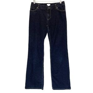 J. Jill Classic Dark blue wash Women's Bootcut Stretch pockets size 16 Jeans
